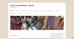 Desktop Screenshot of jesusislordministries-uganda.com
