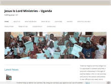 Tablet Screenshot of jesusislordministries-uganda.com